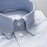 Eton Lightweight Flannel Button Down Overhemd Midden Blauw