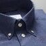 Eton Lightweight Flannel Button Down Overhemd Navy