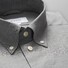 Eton Lightweight Flannel Button Down Shirt Extra Dark Grey Melange