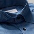Eton Lightweight Flannel Button Under Overhemd Avond Blauw