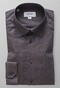 Eton Lightweight Flannel Button Under Overhemd Midden Grijs