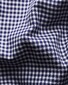 Eton Lightweight Flannel Check Pattern Overhemd Dark Navy