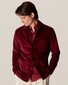 Eton Lightweight Flannel Cotton Tencel Shirt Red