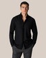 Eton Lightweight Flannel Herringbone Button Down Shirt Black