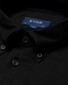 Eton Lightweight Flannel Herringbone Button Down Shirt Black