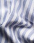 Eton Lightweight Soft Cotton Twill Stripe Overhemd Donker Blauw