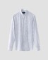 Eton Lightweight Soft Cotton Twill Stripe Shirt Dark Evening Blue