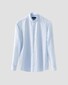 Eton Lightweight Soft Twill Uni Color Band Collar Shirt Light Blue