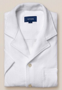 Eton Limited Edition Terry Cloth Shirt White