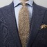Eton Linen & Silk Tie Deep Brown