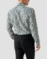 Eton Linnen Subtle Mosaic Flower Pattern Overhemd Blauw-Multi