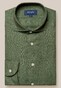 Eton Linnen Twill Matte Buttons Shirt Green