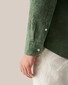 Eton Linnen Twill Matte Buttons Shirt Green