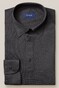 Eton Long Sleeve Button Under Polo Shirt Poloshirt Dark Gray