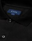 Eton Long Sleeve Filo di Scozia Cotton Jersey Knit Polo Zwart