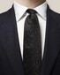 Eton Lurex Subtle Stripe Pattern Tie Black