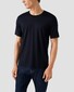 Eton Luxury Cotton Silk Crew Neck Soft Touch T-Shirt Navy
