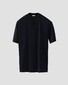 Eton Luxury Cotton Silk Crew Neck Soft Touch T-Shirt Navy