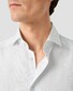 Eton Luxury Cotton Silk Pin Stripe Overhemd Wit-Blauw
