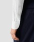 Eton Luxury Cotton Silk Pin Stripe Overhemd Wit-Blauw