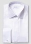 Eton Luxury Evening Dobby Subtle Geometric Texture French Cuffs Overhemd Wit