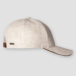 Eton Luxury Faux-Uni Linnen Six Panel Cap Beige