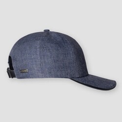 Eton Luxury Faux-Uni Linnen Six Panel Cap Navy