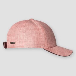 Eton Luxury Faux-Uni Linnen Six Panel Cap Roze