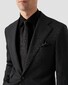 Eton Luxury Floral Effect Signature Twill Shirt Black