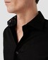 Eton Luxury Floral Effect Signature Twill Shirt Black