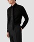 Eton Luxury Floral Effect Signature Twill Shirt Black