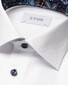 Eton Luxury Floral Effect Signature Twill Shirt White