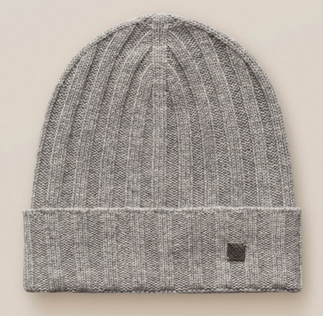 Eton Luxury Kasjmier Beanie Muts Grijs