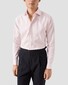 Eton Luxury Supima 120 Organic Cotton Twill Mother of Pearl Buttons Overhemd Licht Roze