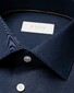 Eton Luxury Supima 120 Organic Cotton Twill Mother of Pearl Buttons Overhemd Navy