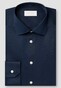 Eton Luxury Supima 120 Organic Cotton Twill Mother of Pearl Buttons Overhemd Navy