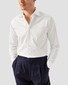 Eton Luxury Supima 120 Organic Cotton Twill Mother of Pearl Buttons Shirt White