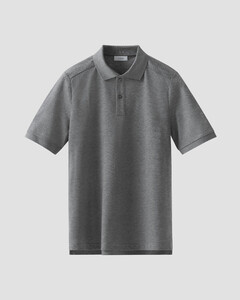 Eton Luxury Uni Cotton Filo di Scozia Piqué Jersey Polo Donker Grijs