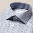 Eton Medallion Contrast Shirt Off White-Brown