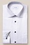 Eton Medallion Detail Signature Twill Uni Shirt White