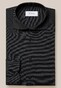 Eton Mélange Four Way Stretch Wide-Spread Collar Overhemd Dark Navy