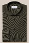 Eton Mélange Four Way Stretch Wide-Spread Collar Overhemd Donker Groen