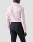 Eton Micro Check Cotton Tencel Overhemd Licht Roze