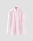 Eton Micro Check Cotton Tencel Shirt Light Pink