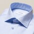 Eton Micro Check Cutaway Shirt Light Blue