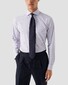 Eton Micro Check Four-Way Stretch Shirt Light Purple