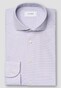 Eton Micro Check Four-Way Stretch Shirt Light Purple