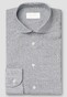 Eton Micro Check New Zealand Super 120s Merino Wool Shirt Blue