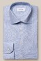 Eton Micro Check Twill Shirt Blue