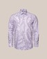 Eton Micro Check Twill Shirt Light Purple